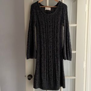 Bell Sleeve Sweater Dress